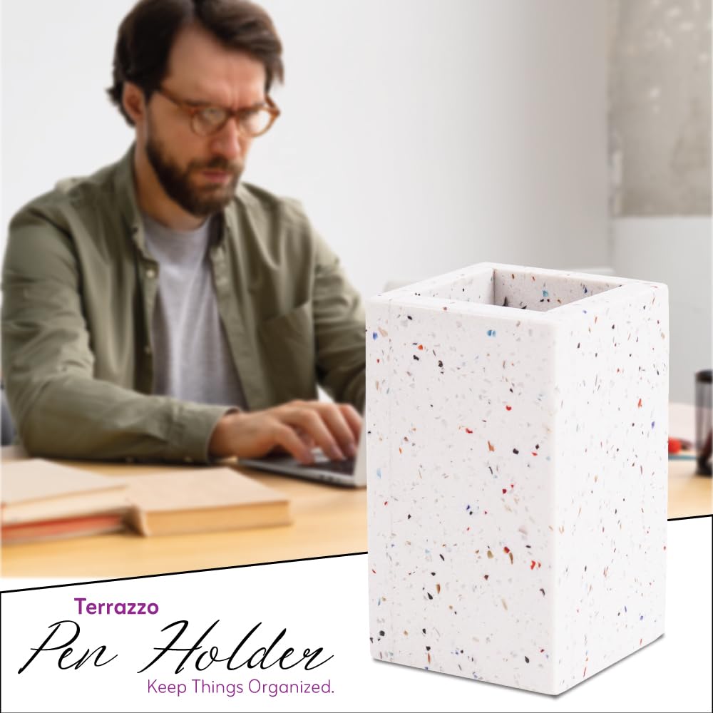 Terrazzo Pen Holder