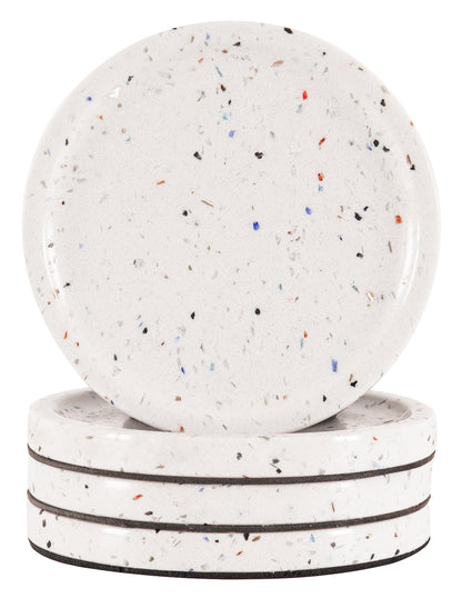 Trec Tech Terrazzo Marble Coasters for Drinks