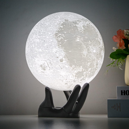 3D Printed Moon Lamp