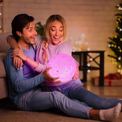 3D Printed Moon Lamp