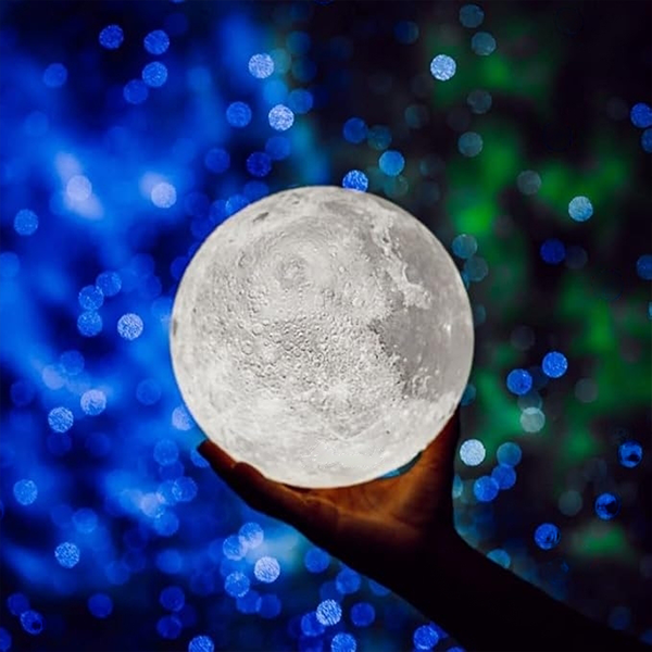 3D Printed Moon Lamp