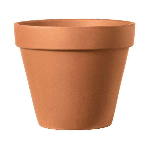 Brown Clay Flower Pot